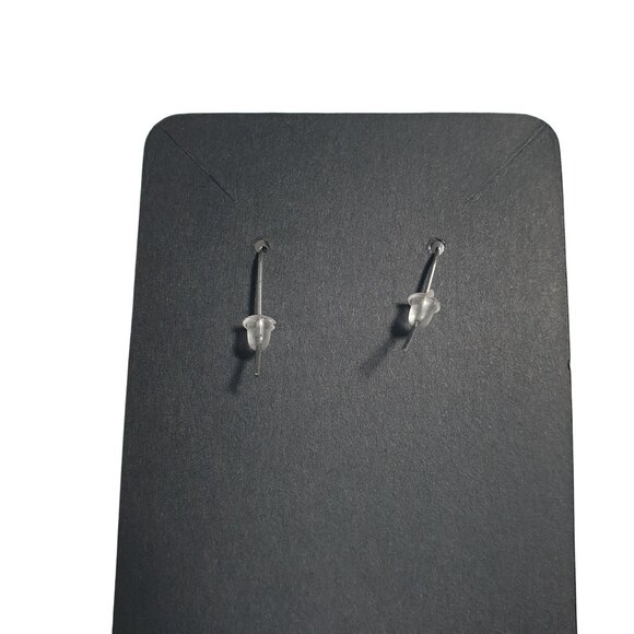 Dreamcatcher Style Drop Earrings Feather Charm Silver Tone Lightweight Design - Picture 4 of 4